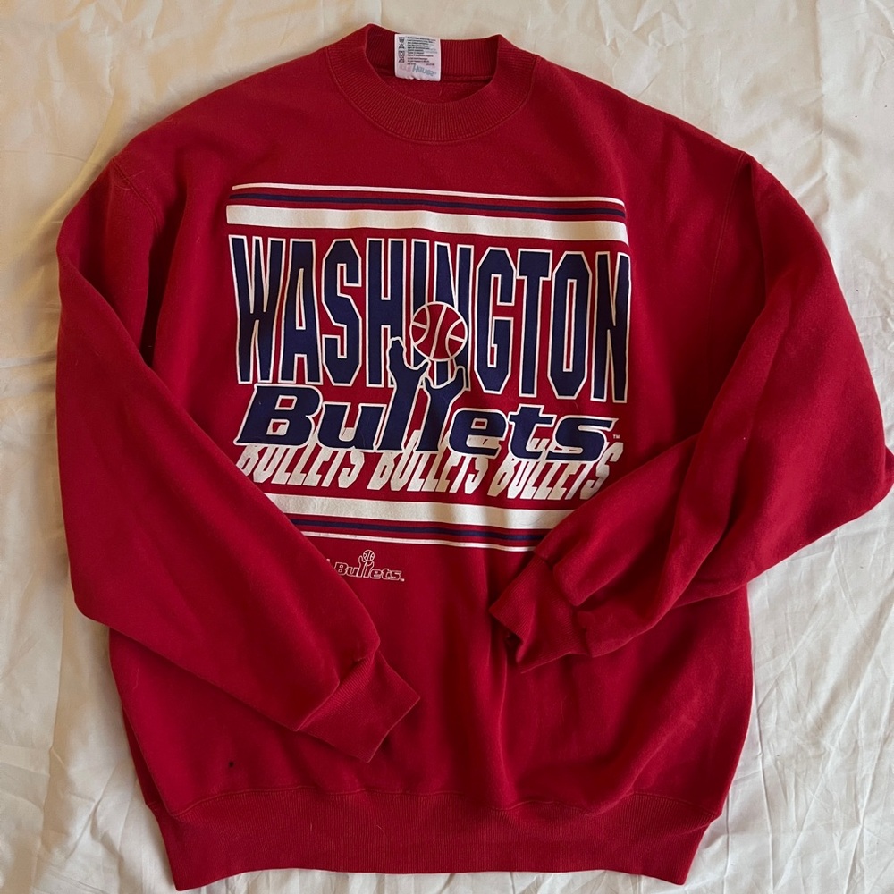Vintage Washington Bullets Sweatshirt